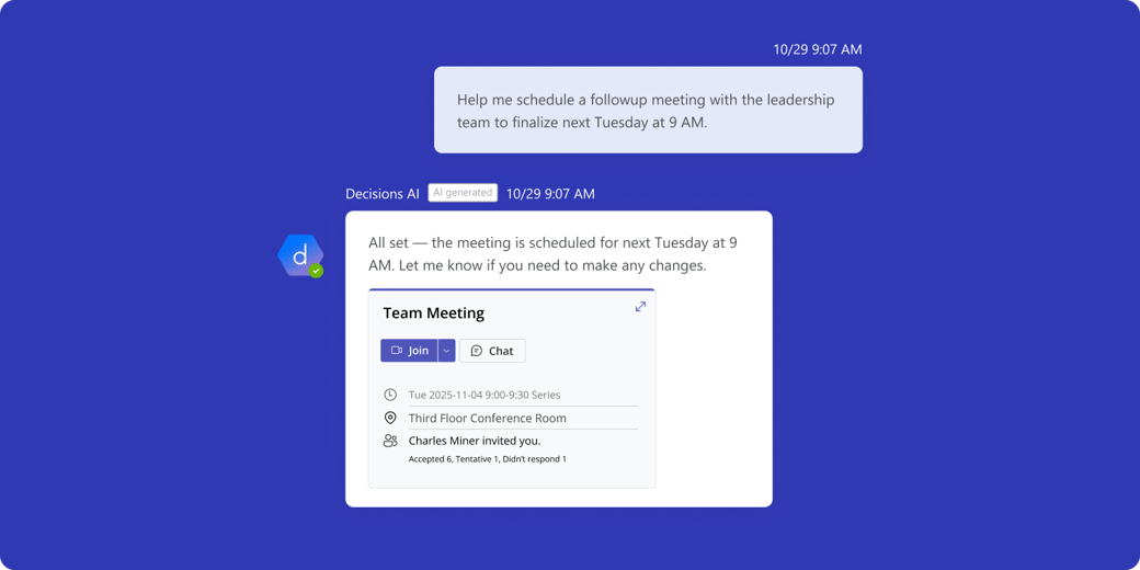 AI Assistant Scheduling