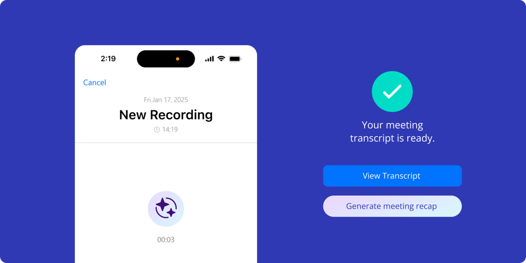 February Product Updates - Mobile App Recordings