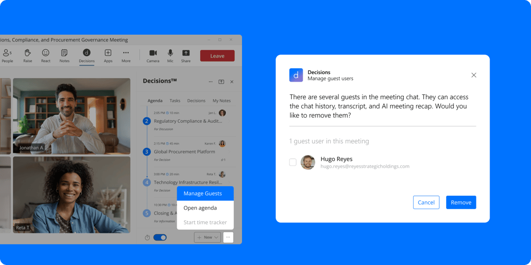 June 2025 Product Updates - Remove guests from chat